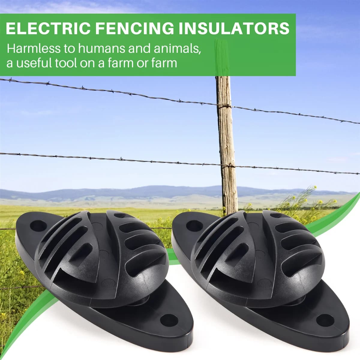Isolateur de clôture électrique pour animaux