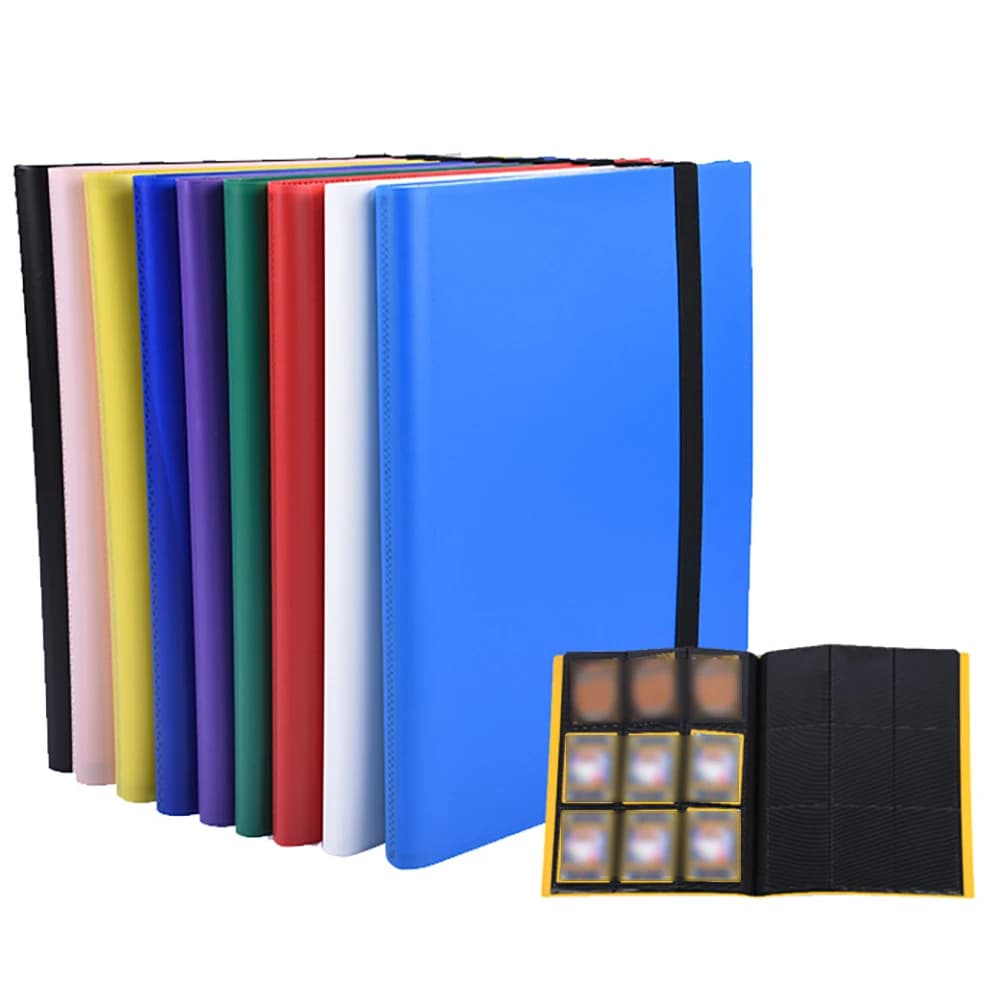 Classeur de cartes 9 pochettes 360 pochettes, Album de cartes à collectionner pour cartes Standard, dossier de collecte de cartes à chargement latéral pour cartes de jeu PTCG