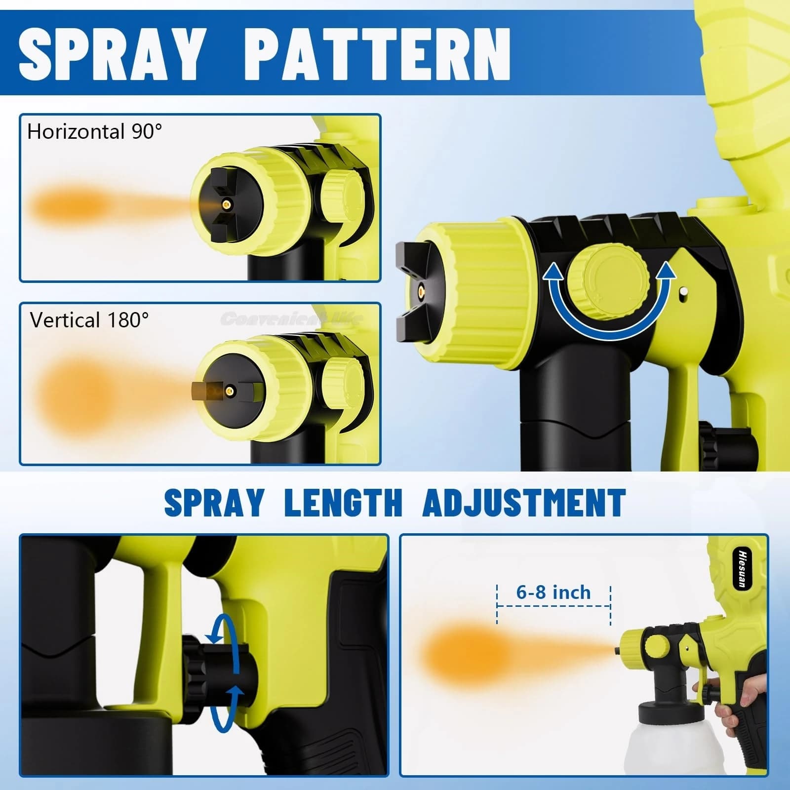 Pistolet de pulvérisateur de peinture sans fil pour batterie Ryobi 18V 42000rpm 1200ML Pistolet de pulvérisation électrique Kit d'aérobrosse automatique de moteur sans brosse de haute qualité pour la 