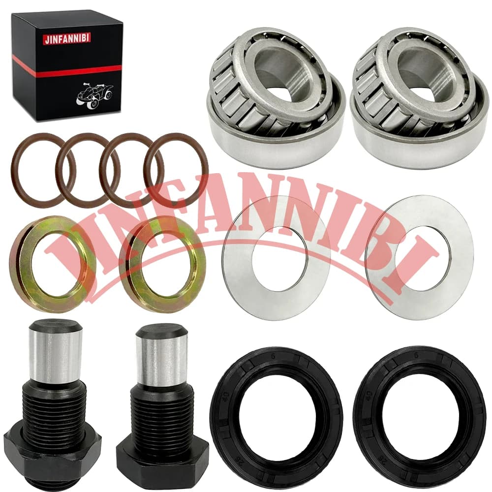 Kit de joints de roulement pour bras oscillant Kawasaki Prairie 360 650 700, comprend un boulon de pivot.
