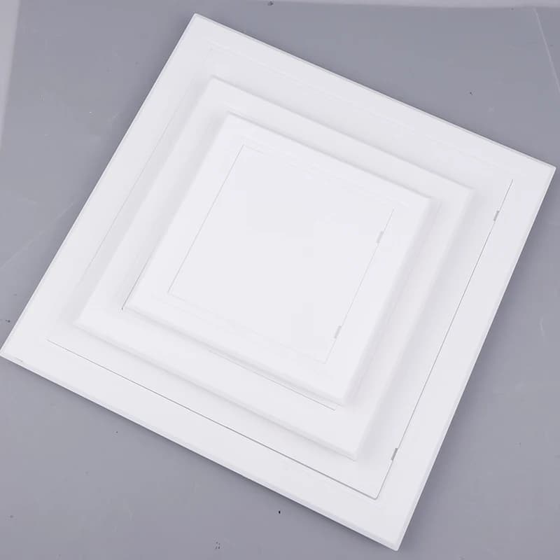 Porte d'accès en PVC blanc universelle
