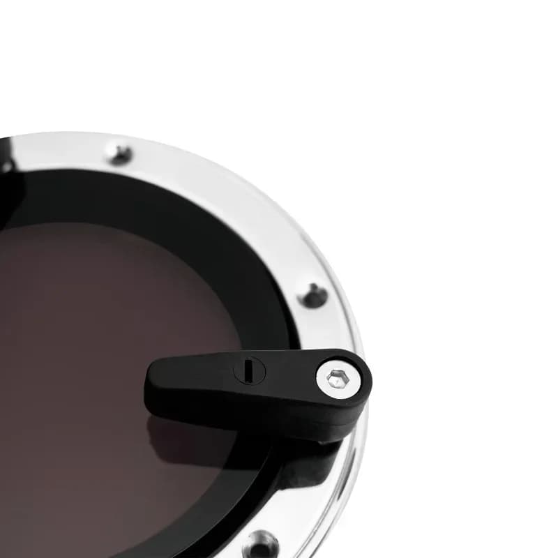 Hublot de bateau rond anti-éblouissement en acier inoxydable AISI 316 de 5 à 7 pouces, hublot marin en acrylique fumé de 8 mm pour cabine de yacht et VR