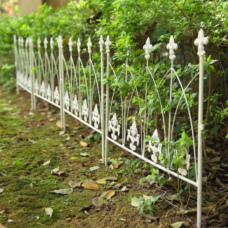 Clôture de jardin en fer