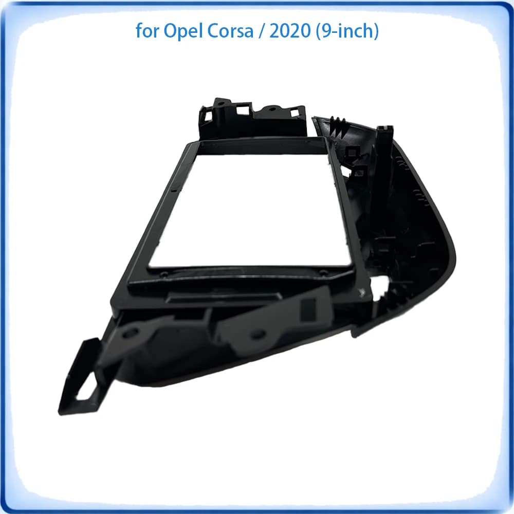 Cadre de façade d'autoradio pour Opel Corsa 2020, Kit de garniture 9 pouces, accessoires de voiture Plug & Play