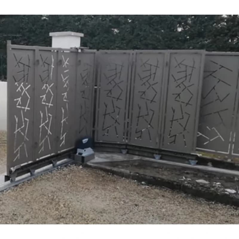 Porte de voie de sécurité coulissante automatique