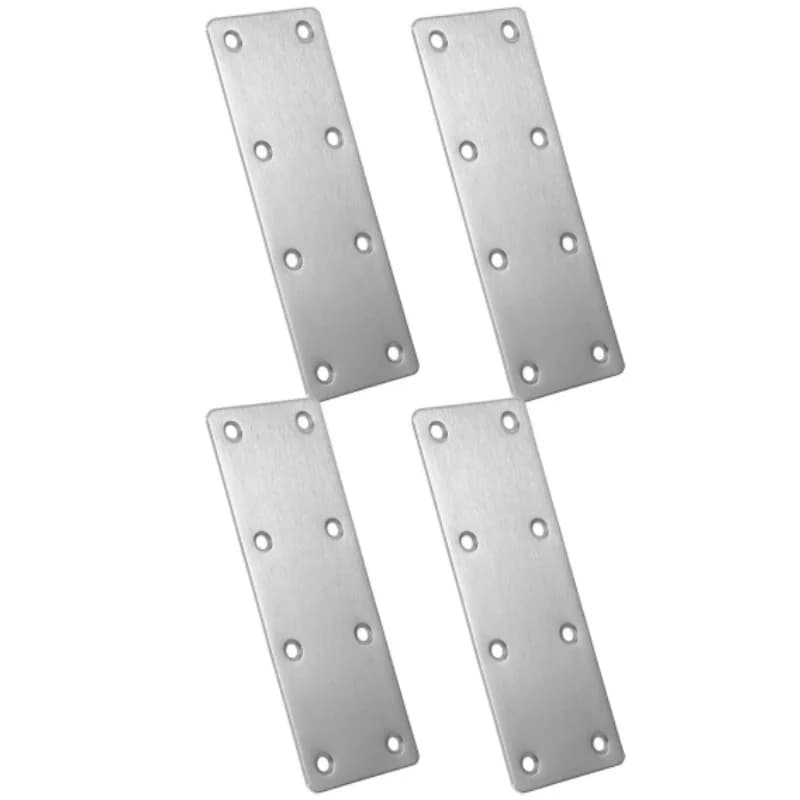 4 supports en acier inoxydable