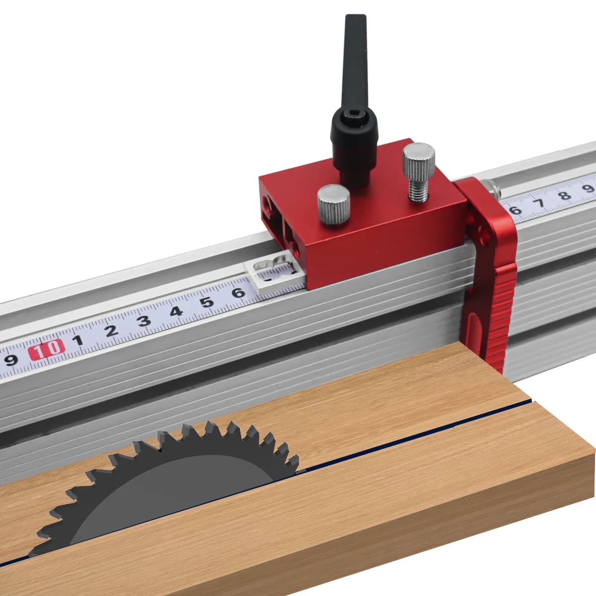 Rail de coupe d'angle en aluminium type 75