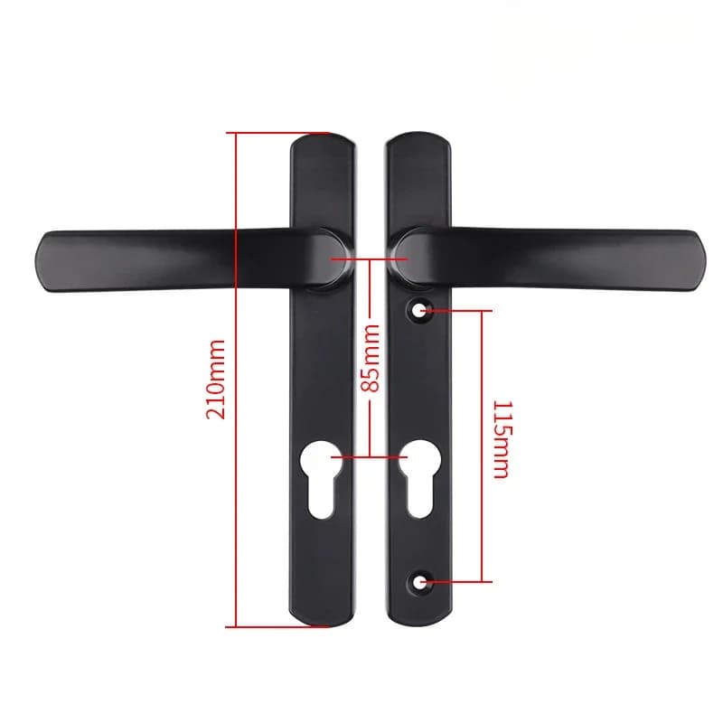 Serrure de porte en alliage d'aluminium