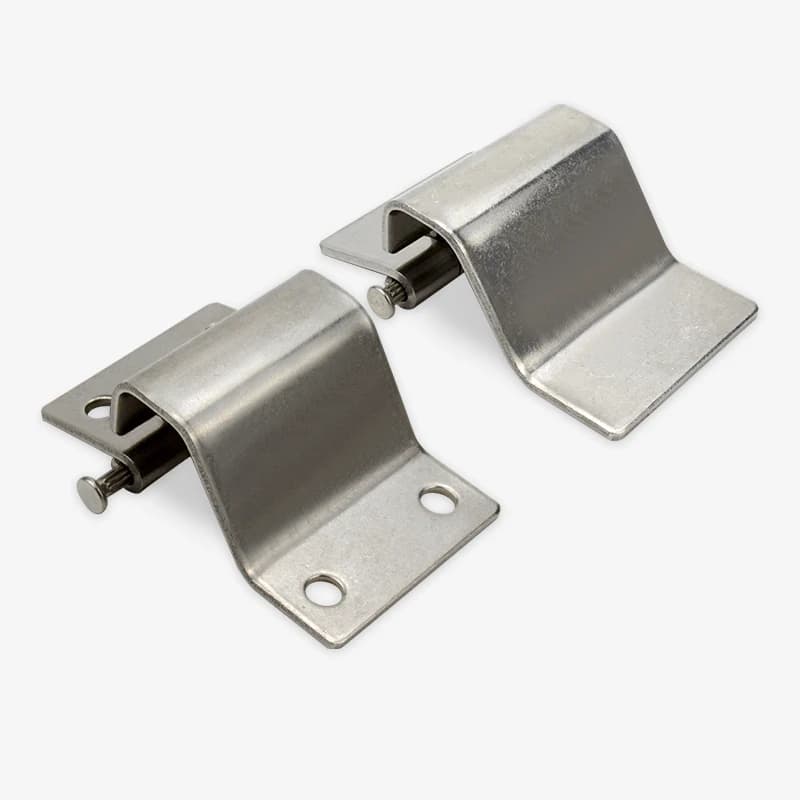 Charnières en acier inoxydable soudées