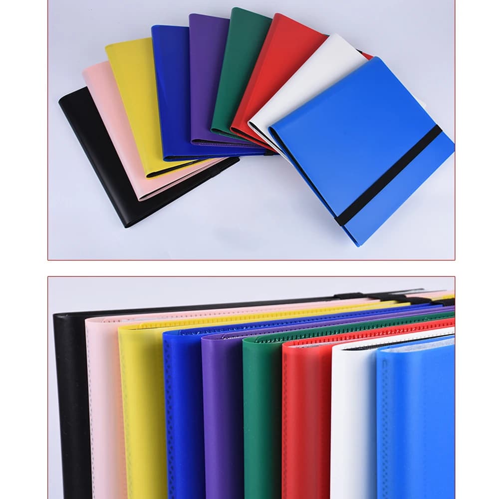 Classeur de cartes 9 pochettes 360 pochettes, Album de cartes à collectionner pour cartes Standard, dossier de collecte de cartes à chargement latéral pour cartes de jeu PTCG
