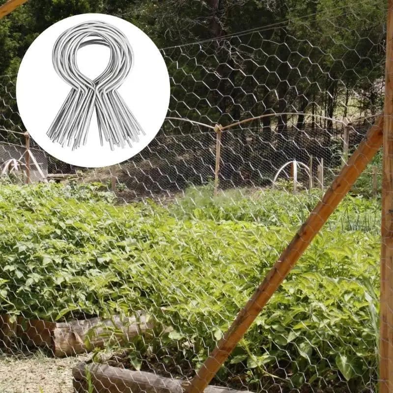 Attache clôture à maillons chaîne en métal calibre 11