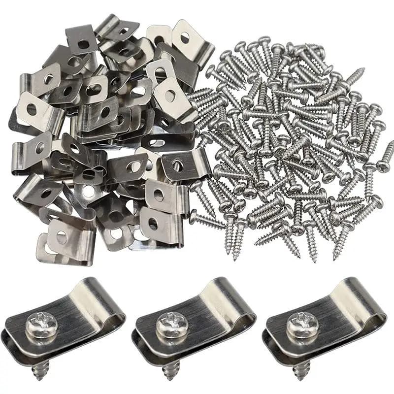 Pinces de fixation de clôture en aluminium
