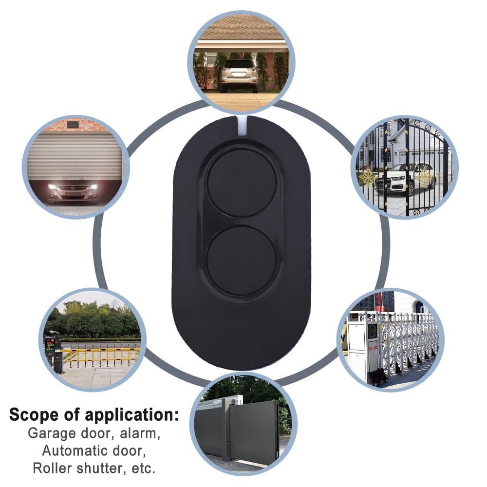 2 pièces télécommande DITEC entrematic ZEN2 ZEN2W BIXLG4 BIXLS2 ZEN4W ZEN4 433MHz Code roulant porte de Garage émetteur portatif