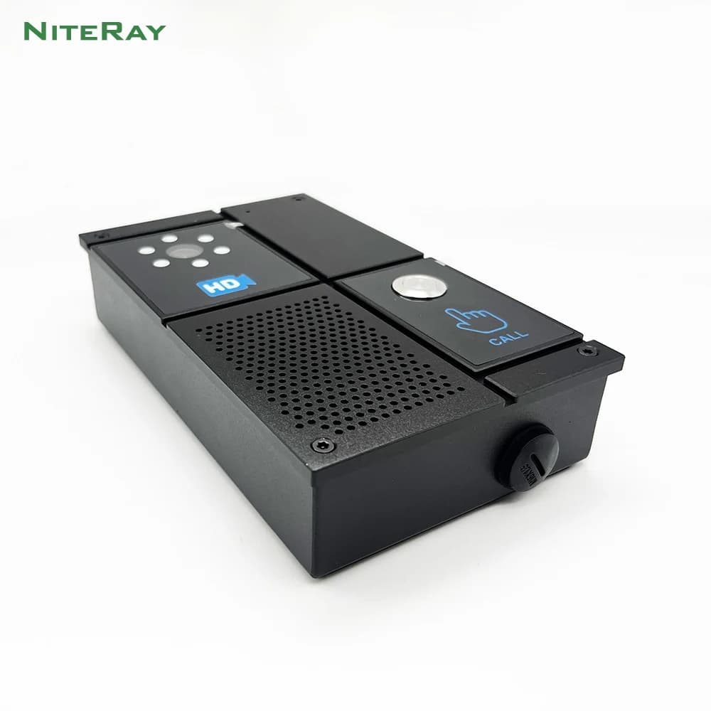 Interphone vidéo SIP HD avec boîtier métallique anti-choc