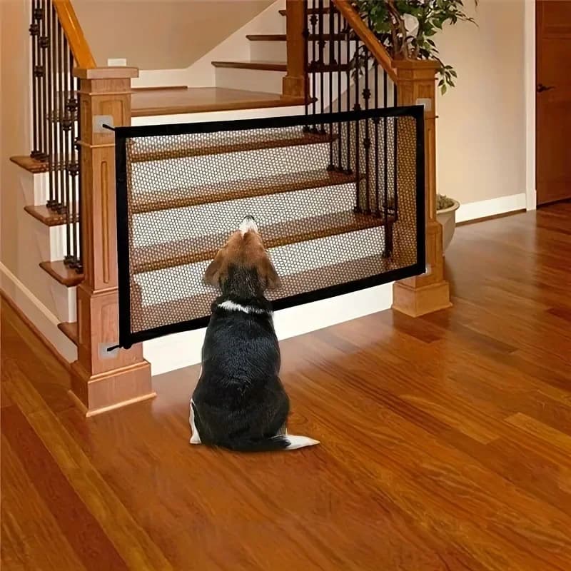 Clôture de barrière pour chien robuste avec crochets