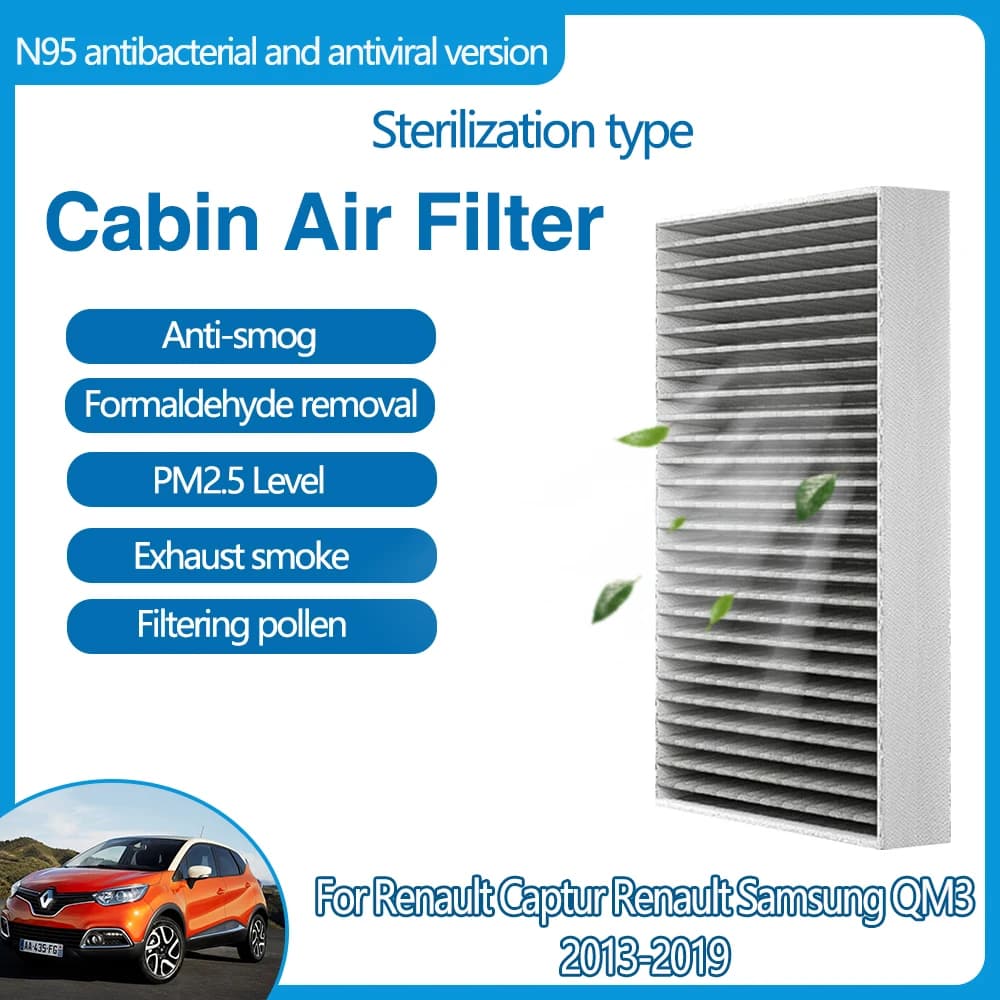 Filtre à air de cabine ABS au charbon actif