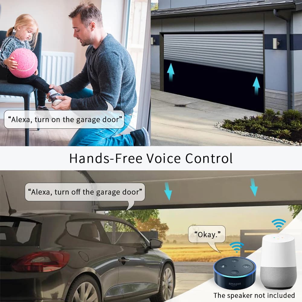 WIFI Porte de garage intelligente Interrupteur de moteur d’accès