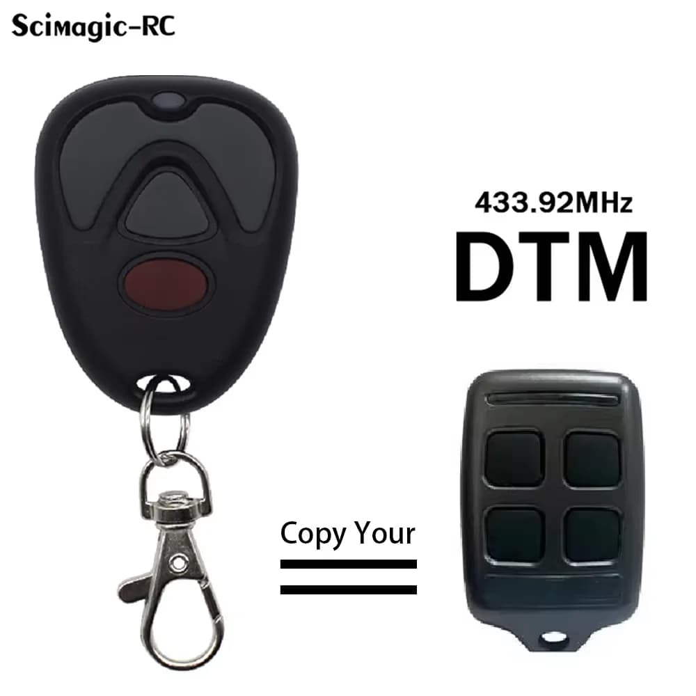 DTM portail de garage télécommande ouvre-porte clone DTM 433.92MHz Code fixe