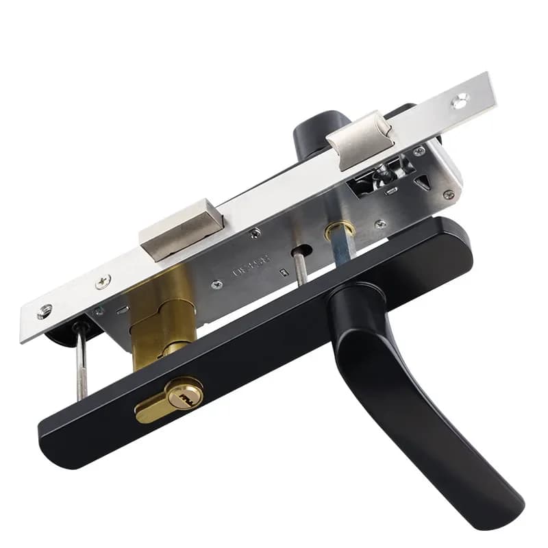 Serrure de porte en alliage d'aluminium