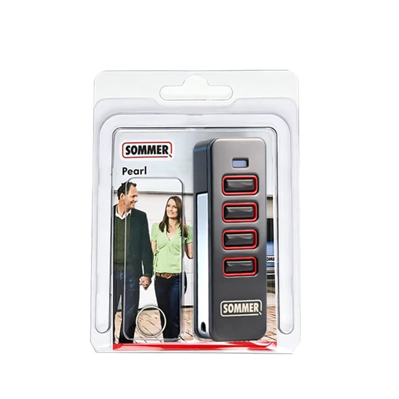 Télécommande à code roulant SOMMER PEARL 868 MHz TWIN VIBE STATUS 4 boutons pour ouvre-porte de gara