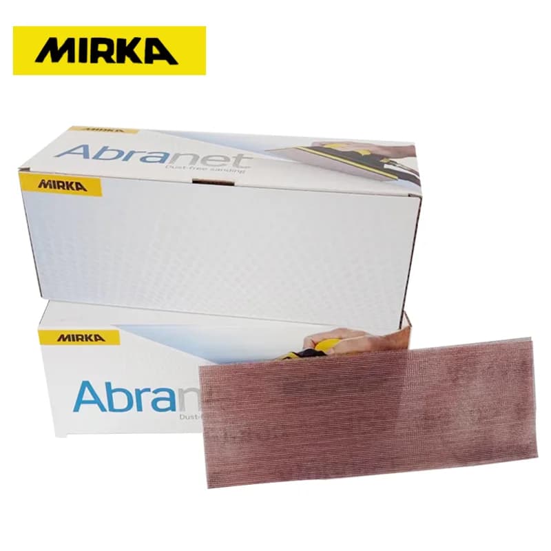Mirka-Papier de Verre Authentique et Rectangulaire pour Voiture, Accessoire Abrasif pour Meulage de