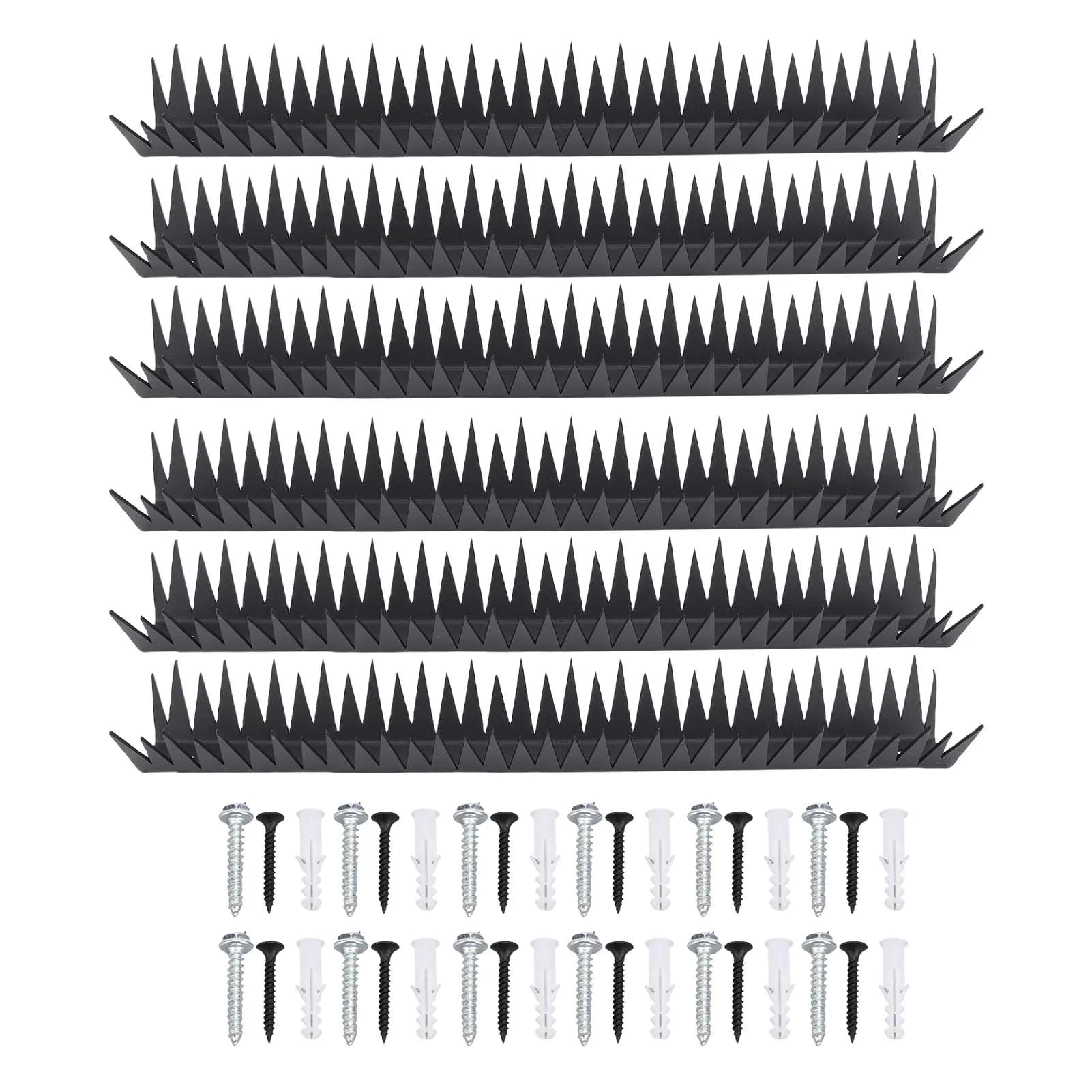 Pointes de clôture en métal, dissuasif pour animaux, anti-escalade, anti-vol, pointes de sécurité po