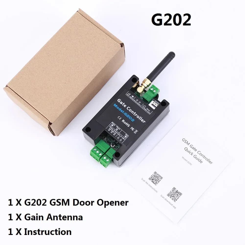 Ouvre-porte sans fil G202/RTU5024, commutateur de relais, télécommande, accès aux portes, appel grat