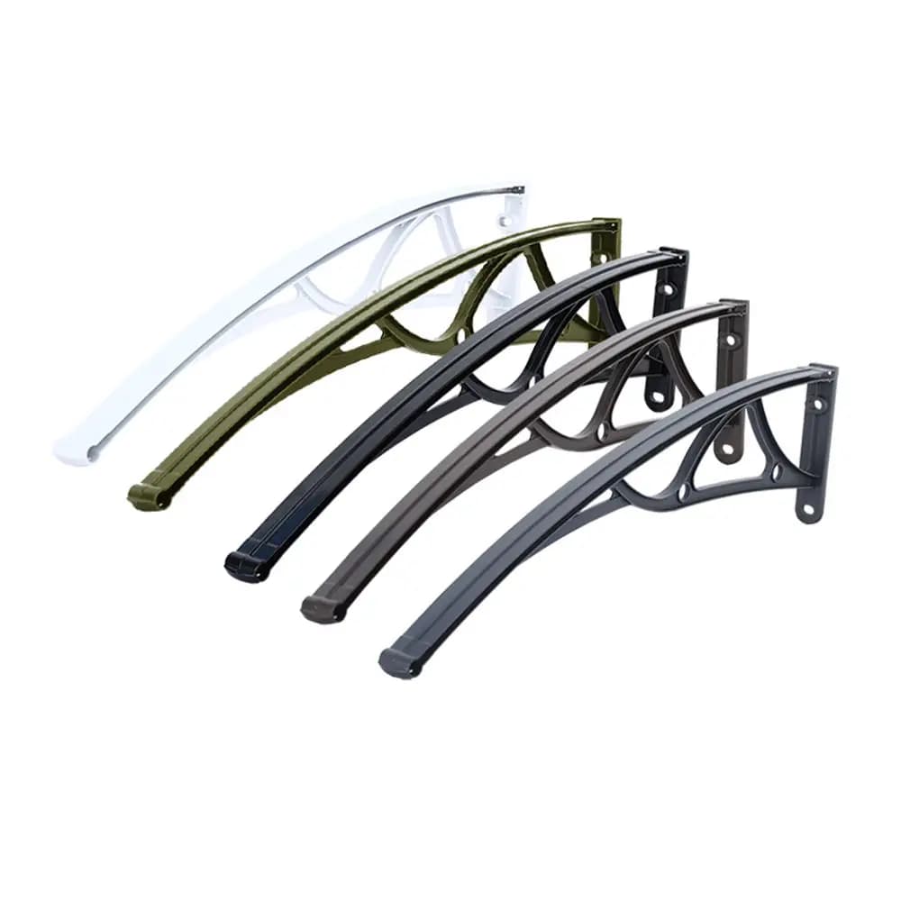 Abri de voiture en aluminium à toit polygonal avec verre isolant, auvent moderne autoportant pour vi