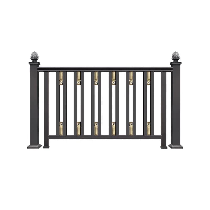 Dernière porte de patio moderne et élégante en aluminium, porte d'entrée de Villa solide