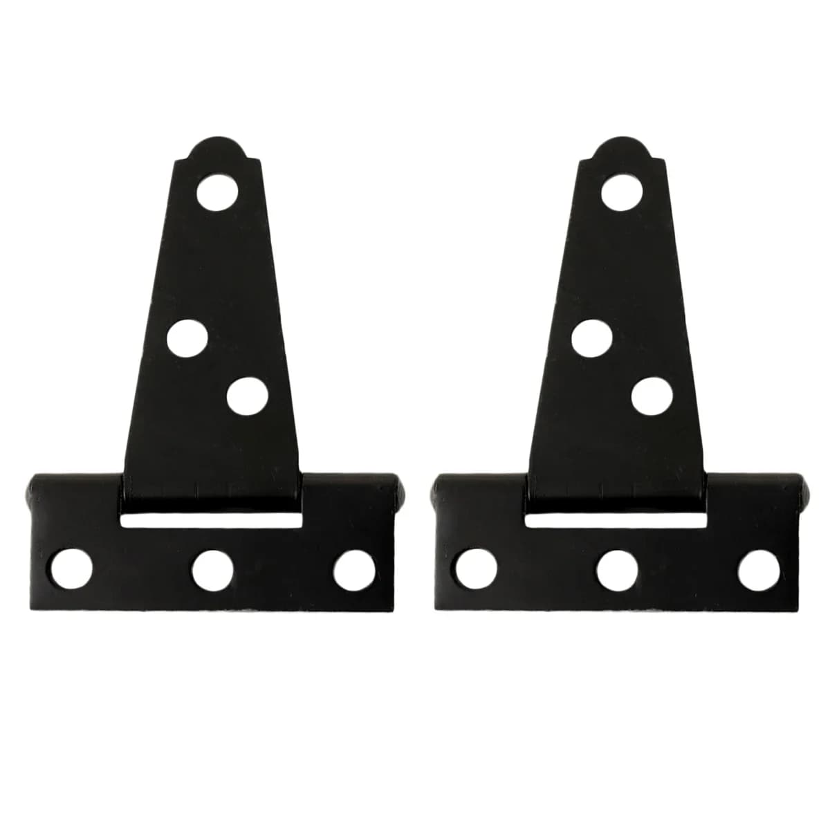 2 pièces 2 pouces en forme de T antirouille fer léger hangar charnière porte sangle charnière porte