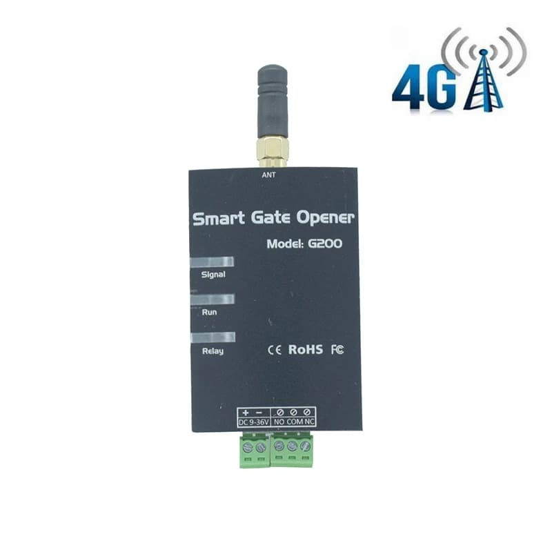 Ouvre-porte intelligent 4G LTE GSM avec commande à distance par SMS et appel, relais pour portes cou