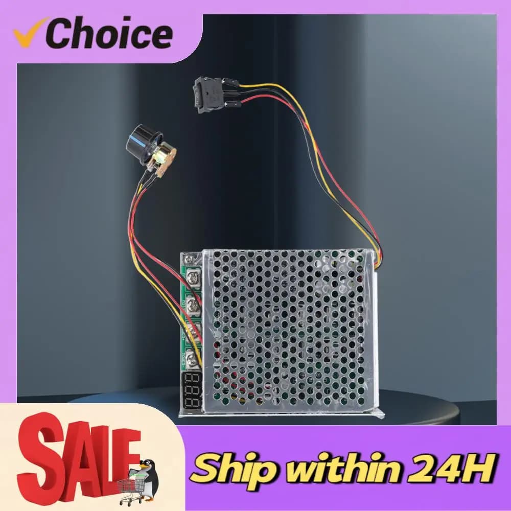 Carte de commande de moteur numérique DC 10-55V, régulateur de moteur PWM 100A 12V 24V 48V, composan