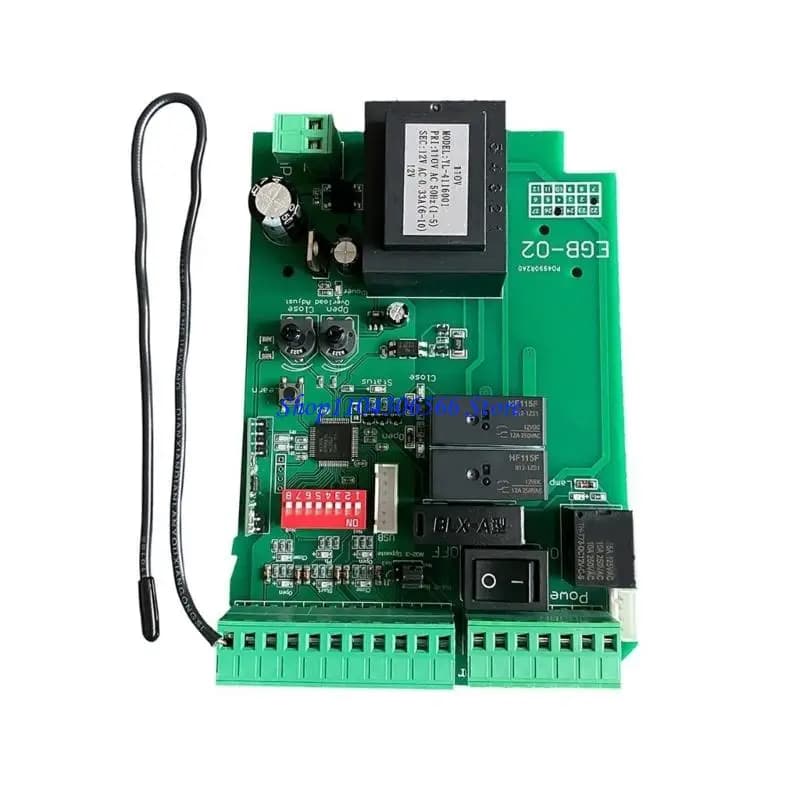 Panneau commande moteur portail coulissant 02DD, 110V/220V, avec minuterie sensibilité réglables