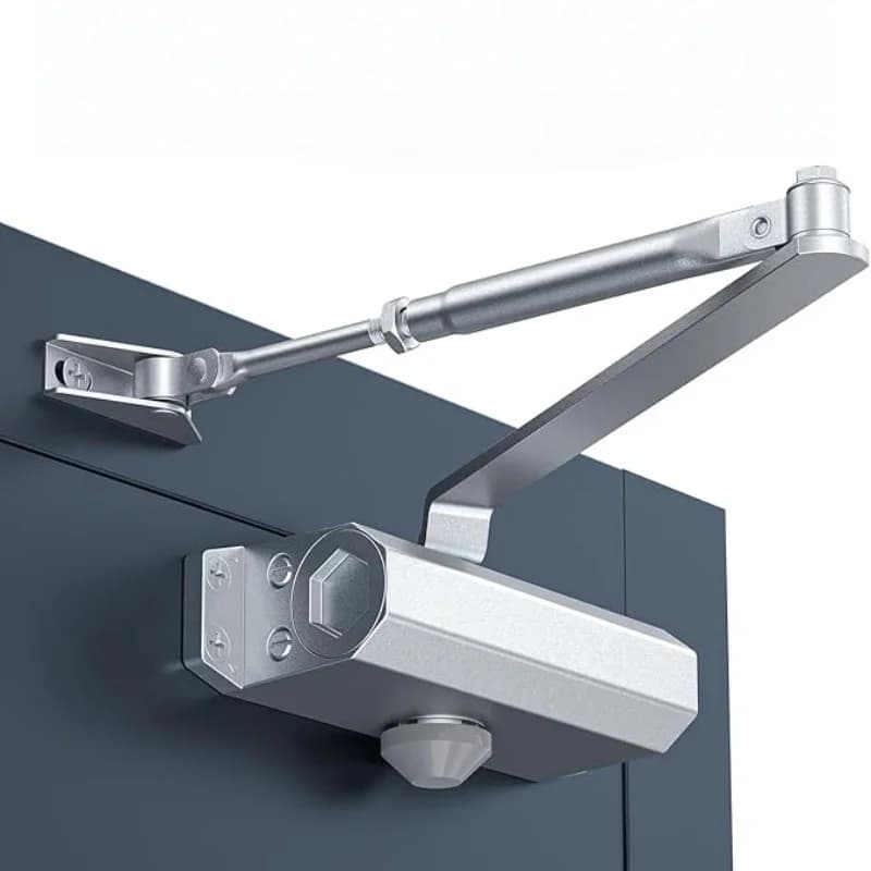 Ferme-porte automatique hydraulique à amortisseur, capacité 45 à 60 kg, vitesse réglable, équipement