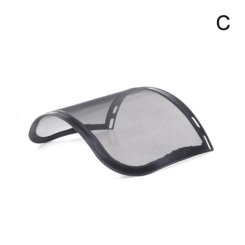 Casque de sécurité pour tondeuse Garden Enge, chapeau avec masque intégral en maille pour l'exploita