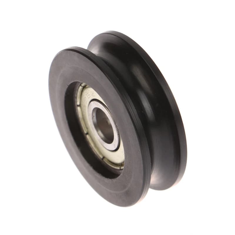 Roue à poulie en forme de U pour une glisse efficace des portes et fenêtres - Fabriquée en acier à r