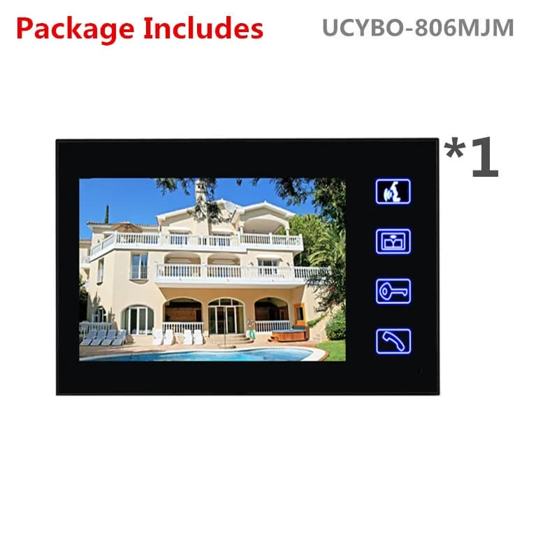 Interphone vidéo sans fil pour maison et appartement, système de visiophone avec écran LCD de 7 pouc