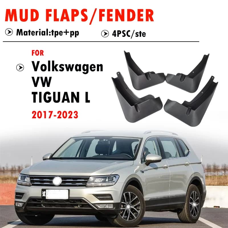 Pour Volkswagen TIGUAN L Garde-boue Pare-boue Protection Anti-éclaboussures Accessoires Auto 4 pièce