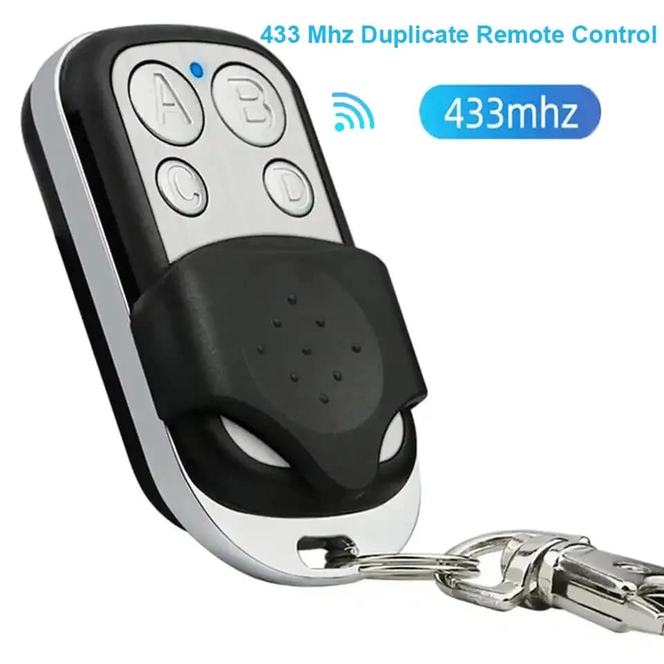 Ouvre-porte de Garage universel, 433MHZ, 4 boutons, Clone d'apprentissage fixe, Code roulant, duplic