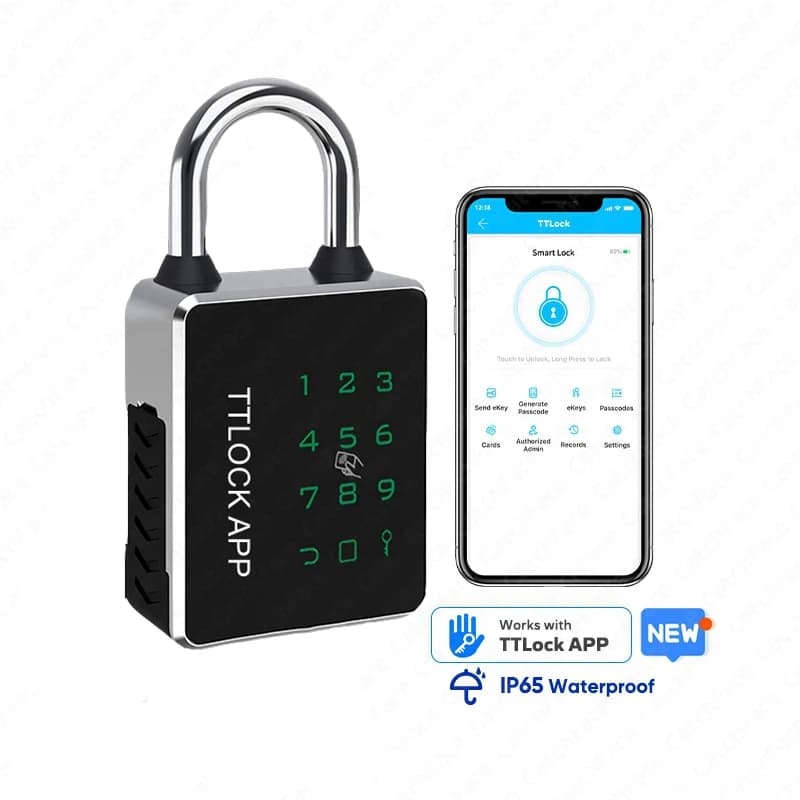 EGFirtor-Serrure de porte électronique intelligente TTLOCK, carte Tuya Andrea IC, RFID, clé de mot d