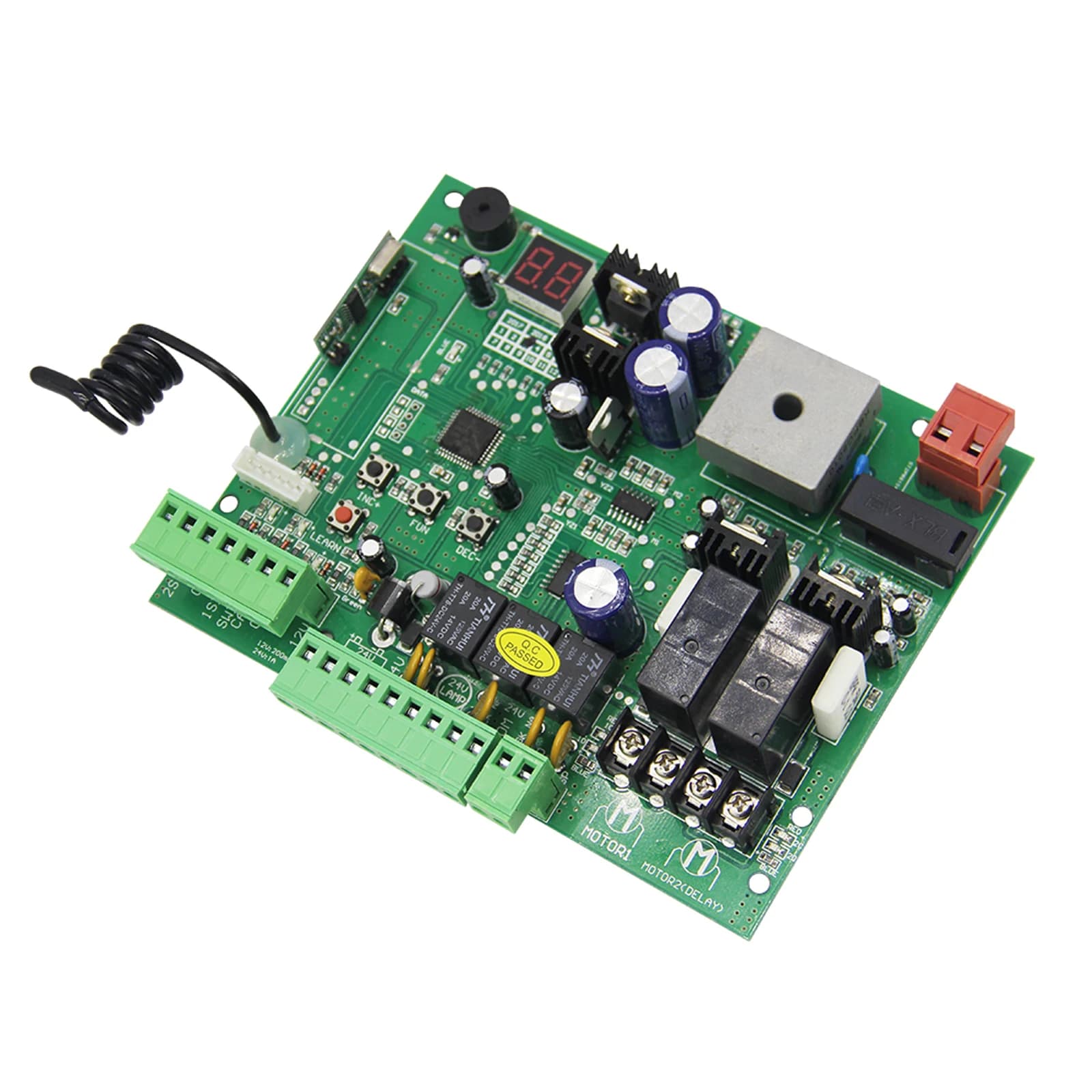 Carte PCB DC 24V pour ouvre-porte battante automatique à Double bras, panneau de commande, système c