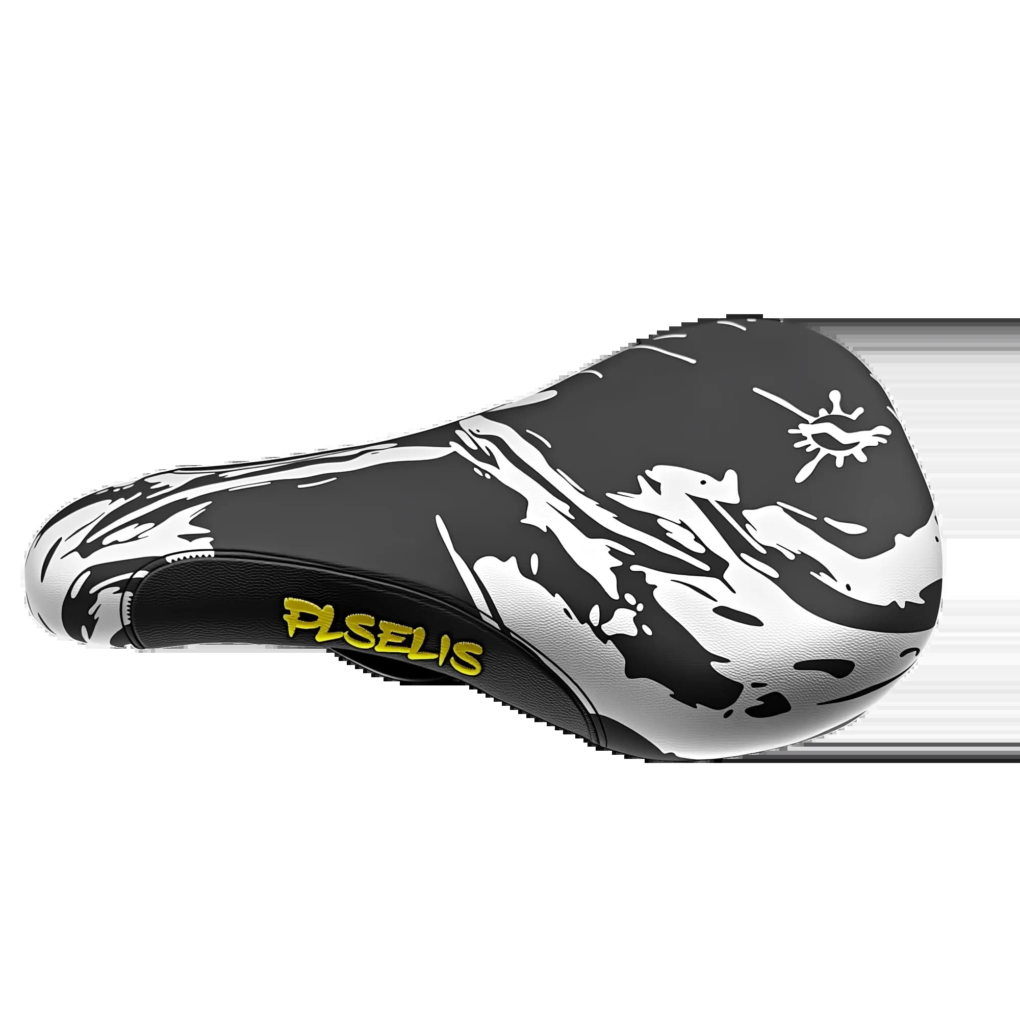 Selle de vélo de montagne PLSELIS de haute qualité : dessus en cuir PU, base en nylon, coussin en ép