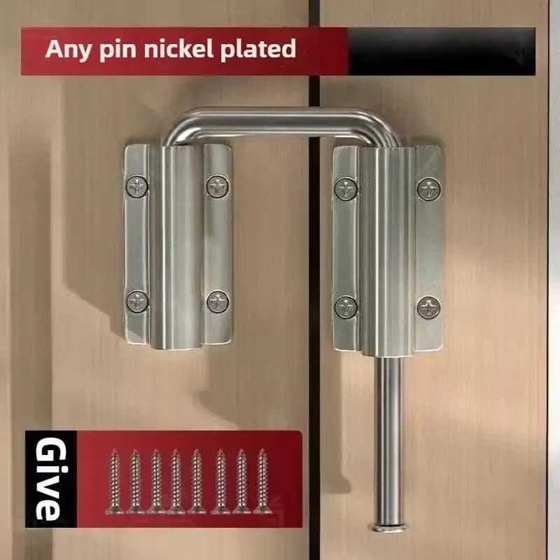 Loquet de porte en alliage d'aluminium, 1 pièce, 90/180 degrés, antivol, boucle de sécurité, accesso
