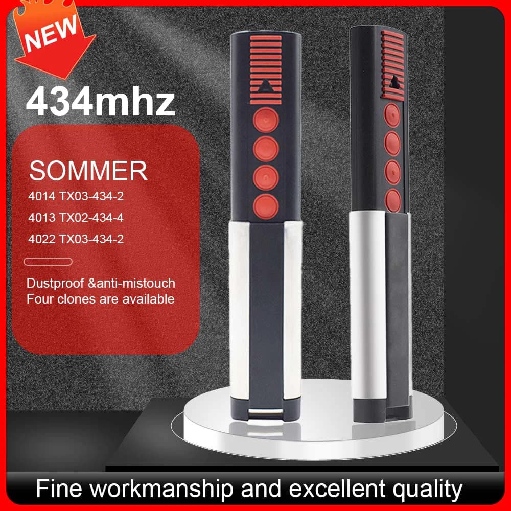 SOMMER-Commande à distance pour porte de garage, 434 mhz cruc03 cruc02 434 4 2 XP 434 mhz 4014 4013
