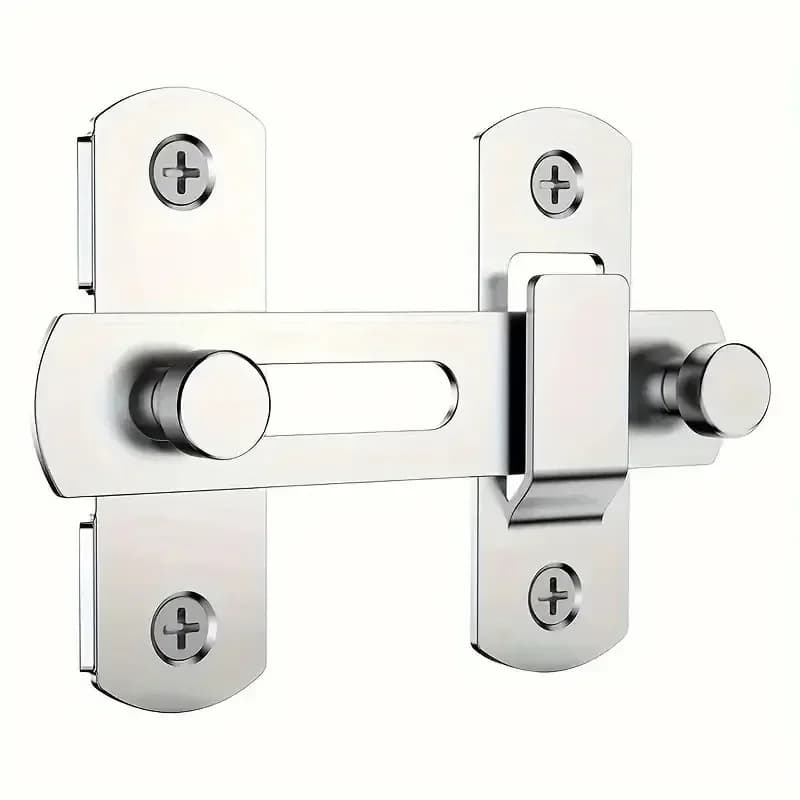Verrou de porte de grange coulissant en acier inoxydable, 1 pièce, loquet de porte, placard de fenêt