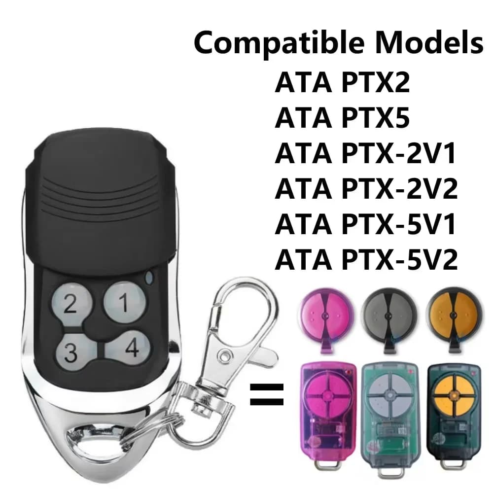 ATA PTX5 PTX-5 télécommande de porte de Garage TrioCode GDO PTX-5v1 PTX-5v2 GDO 11v1/6v3/6v4/7v2/7v3