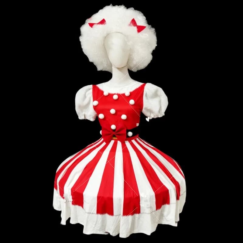 Costume de Clown Cosplay, Vêtements de Performance de Tour d'Équipe, ixde Carnaval, Parc d'Attractio