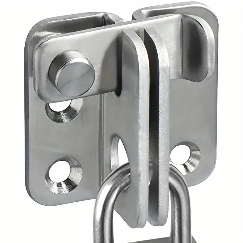 Loquet à bascule pour porte, boulon coulissant, loquet de sécurité pour armoire de grange, Cage pour