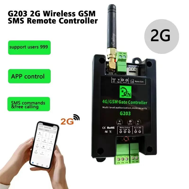 Smart G203 2G/4G appel gratuit contrôleur de porte ouvre-porte récepteur de porte