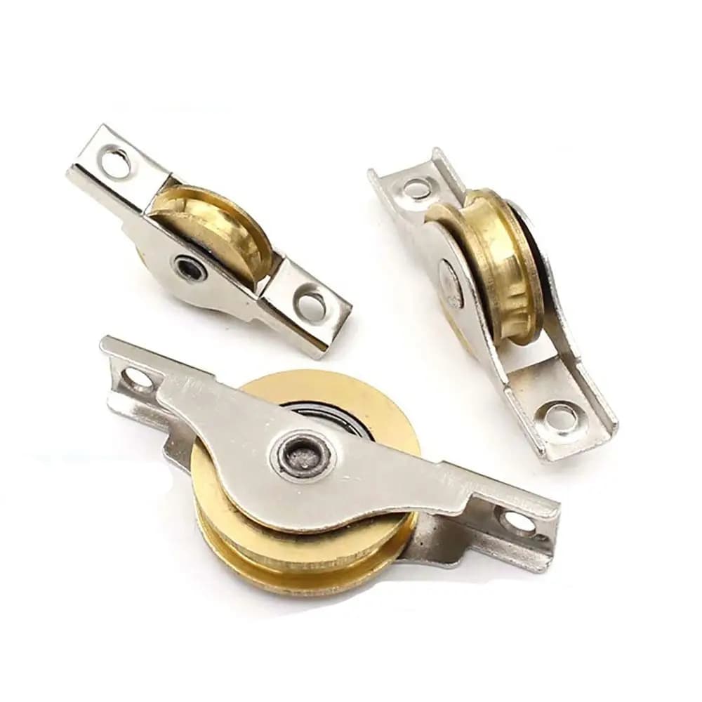 Poulie Astronomique pour Porte Coulissante, Rouleaux de Porte de Grange en Métal, Roue de Piste, Acc